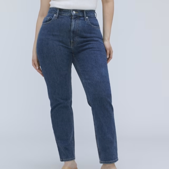 Everlane The Original Curvy Cheeky Jean Washed Midnight - Picture 6 of 6
